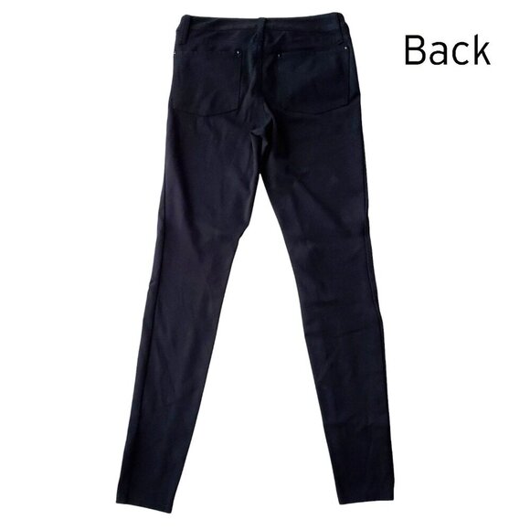 CACHE Stretchy Snakeprint Panel Black Jeggings Size 0 - Picture 5 of 16